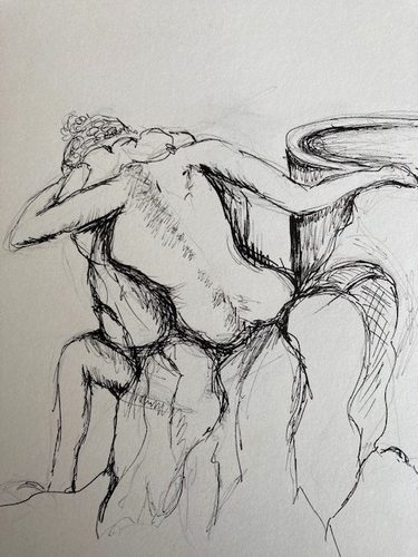Debbie, after Degas.